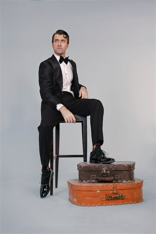 Black Peak Lapel Tuxedo