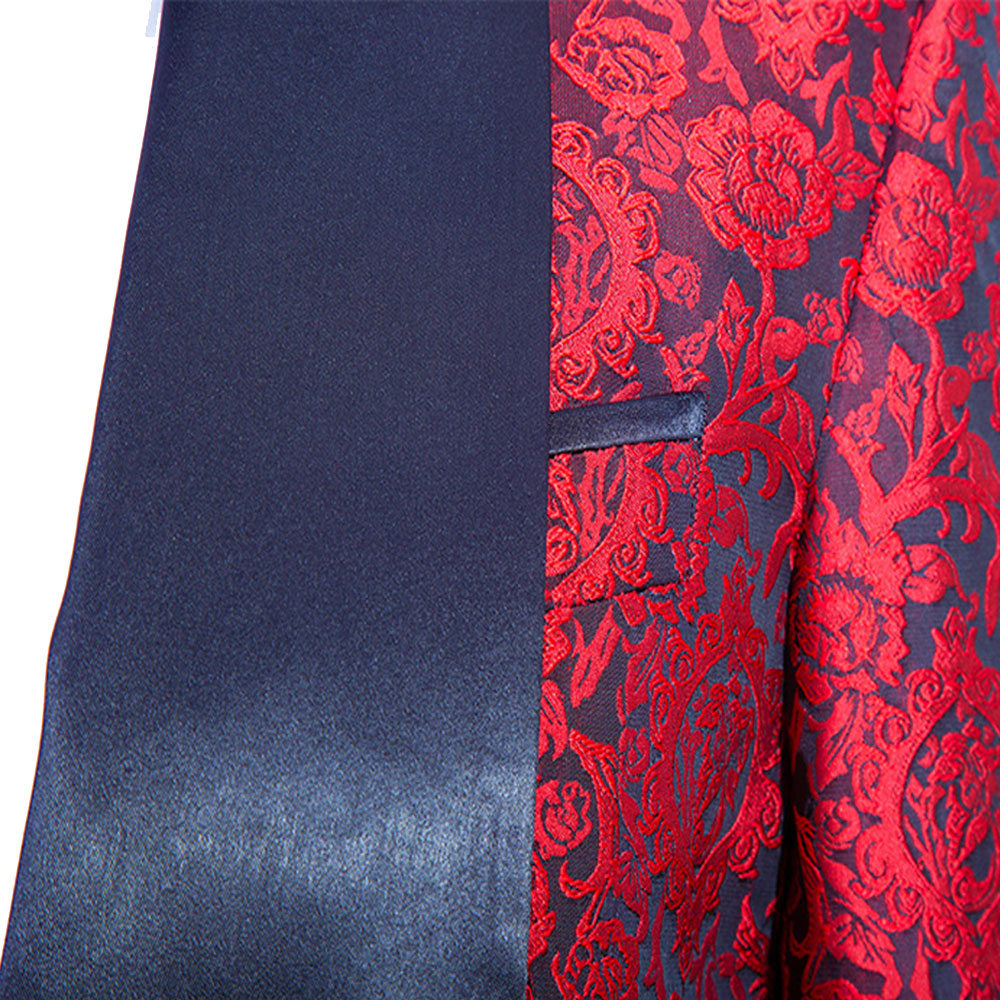 Dailia Red Jacquard Tuxedo