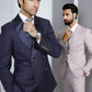 Double Breasted Navy Blue Tuxedo