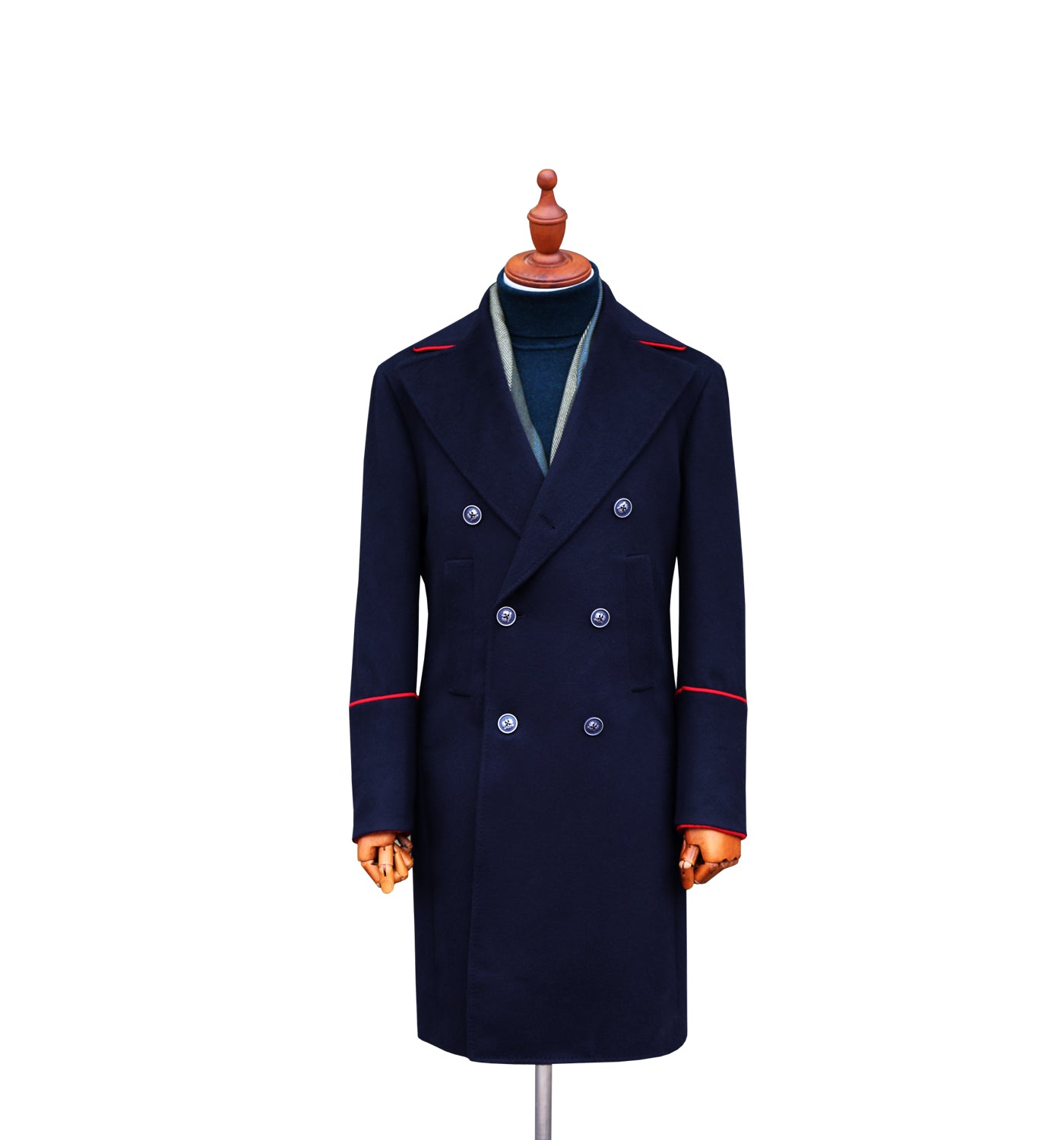 Double Breasted Coat Navy