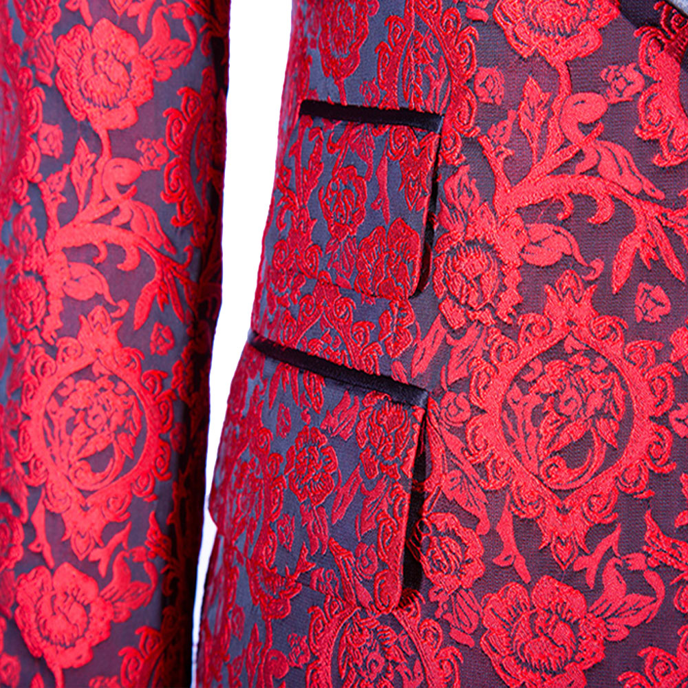 Dailia Red Jacquard Tuxedo