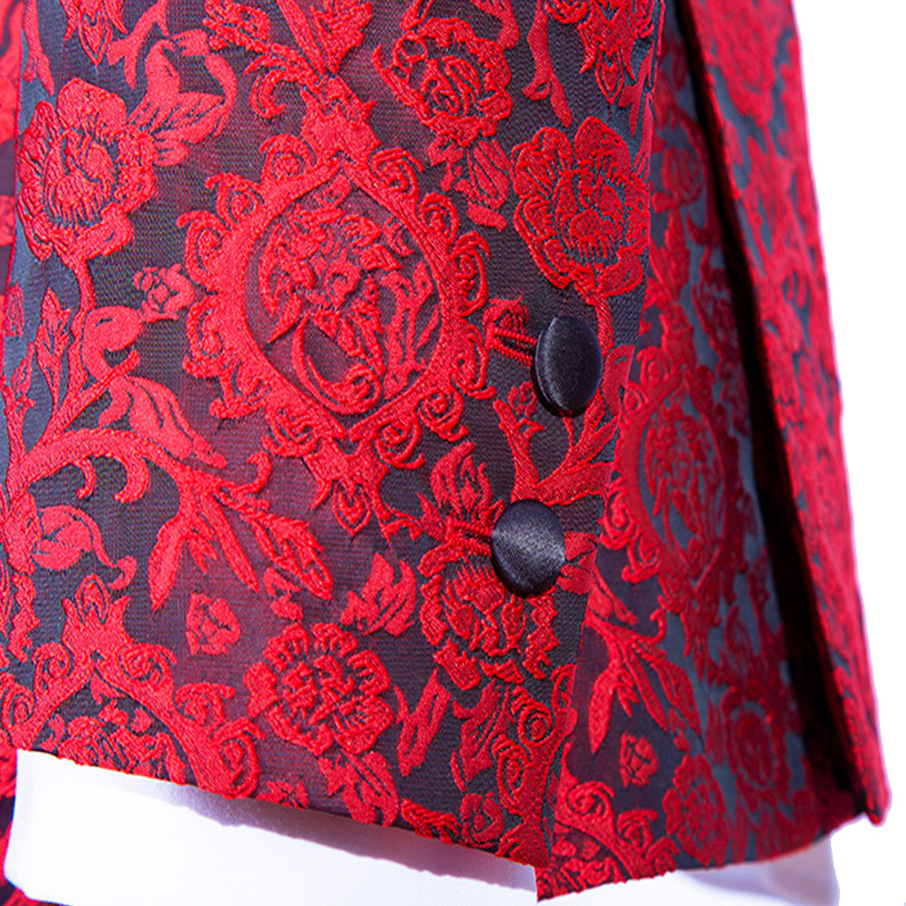 Dailia Red Jacquard Tuxedo